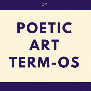 Dictionary of poetic art terms