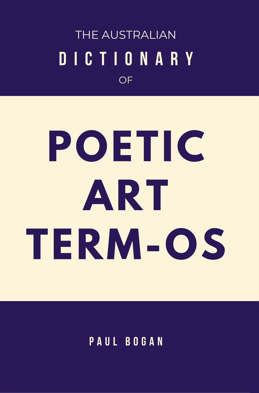 Dictionary of poetic art terms